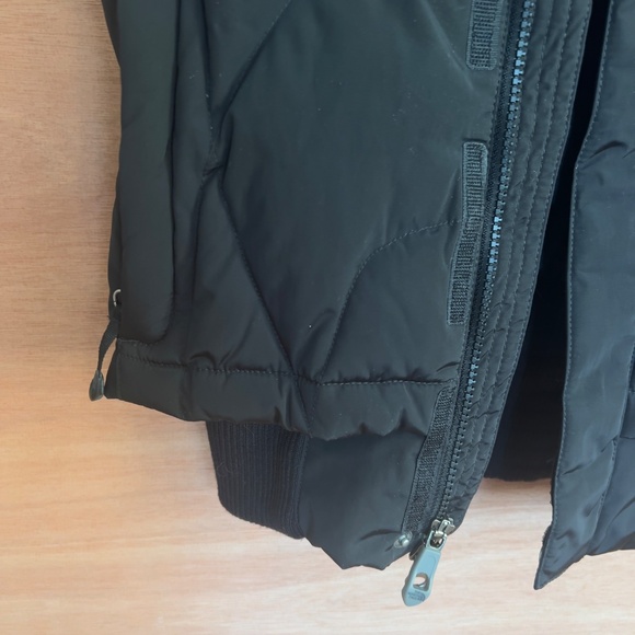 The North Face PRODIGY Women's (XS) Black 600 Fill Goose Down Hood Fur Skiing - Picture 4 of 9